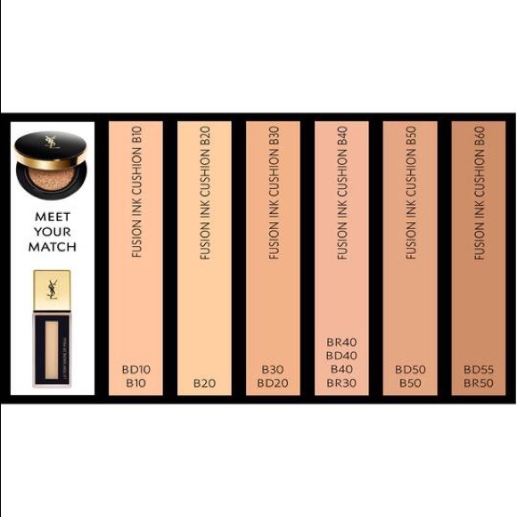 Ysl Bd10 Ysl Fusion Ink Foundation Bd50 Ysl Fusion Ink Cushion